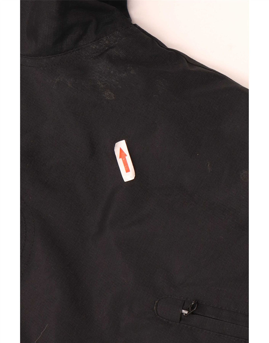 Nike Herre grafisk vindjakke med hætte UK 42/44 Stor sort polyester