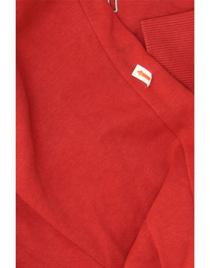 Champion Herre Grafisk Sweatshirt Jumper Stor Rød Bomuld