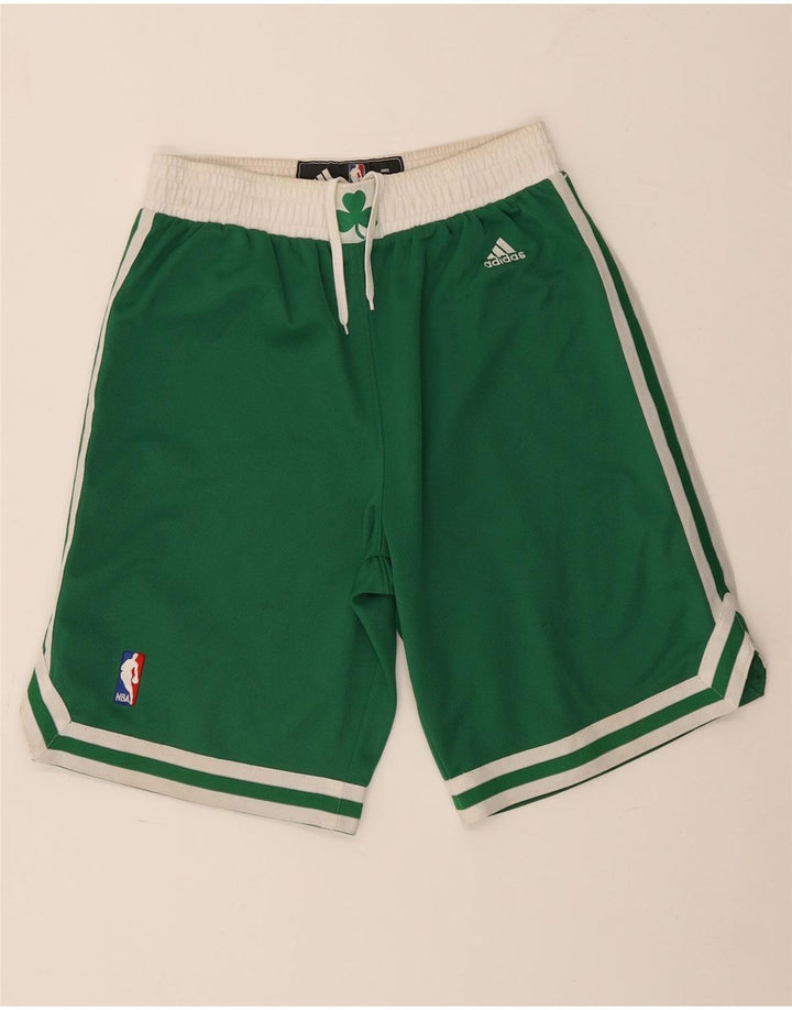 Adidas Herre Boston Celtics Sports Shorts Små Grønne Colourblock Polyester