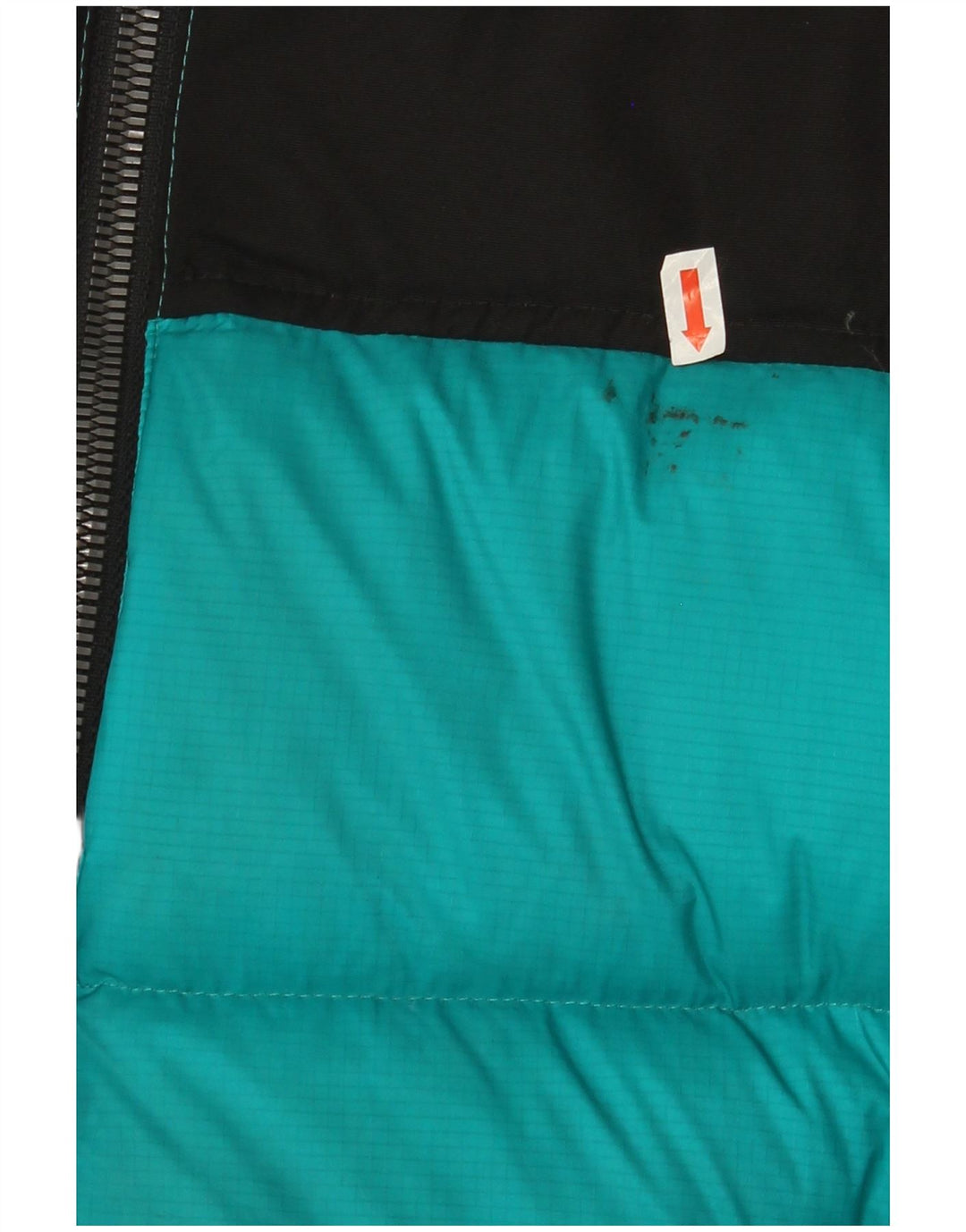 Superdry polstret jakke til kvinder UK 12 Medium Turkis Colourblock Polyester