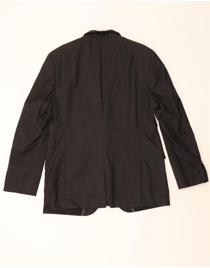 HUGO BOSS Mens 2 Button Blazer Jacket IT 54 2XL Grey Wool Vintage Hugo Boss and Second-Hand Hugo Boss from Messina Hembry 