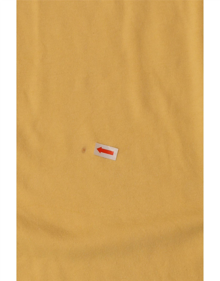Izod Polo Shirt til mænd Stor gul bomuld