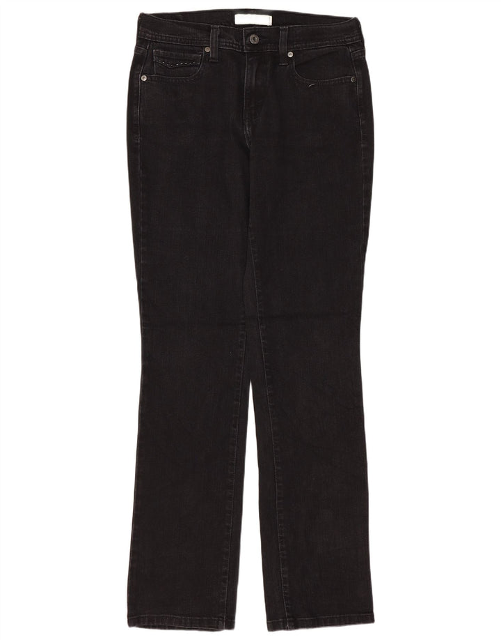 LEVI'S Dame 505 Straight Jeans US 4 Small W28 L31 Sort Bomuld