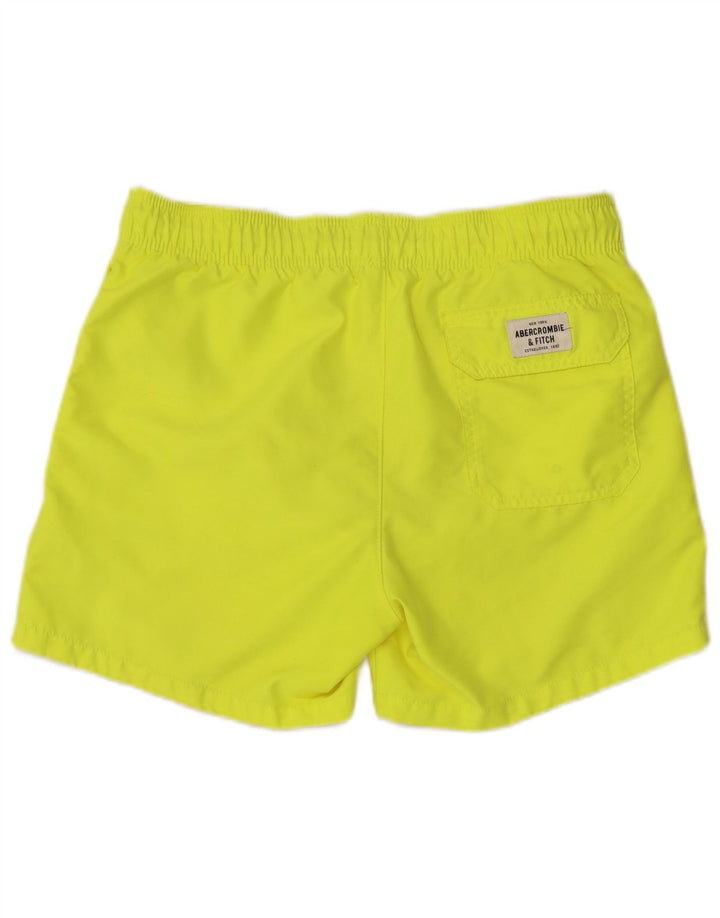 Abercrombie & Fitch Badeshorts til mænd mellem gul polyester
