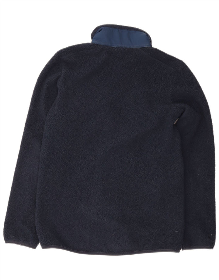JACK WOLFSKIN Fleecejakke til drenge 13-14 år Navy Blue Colourblock