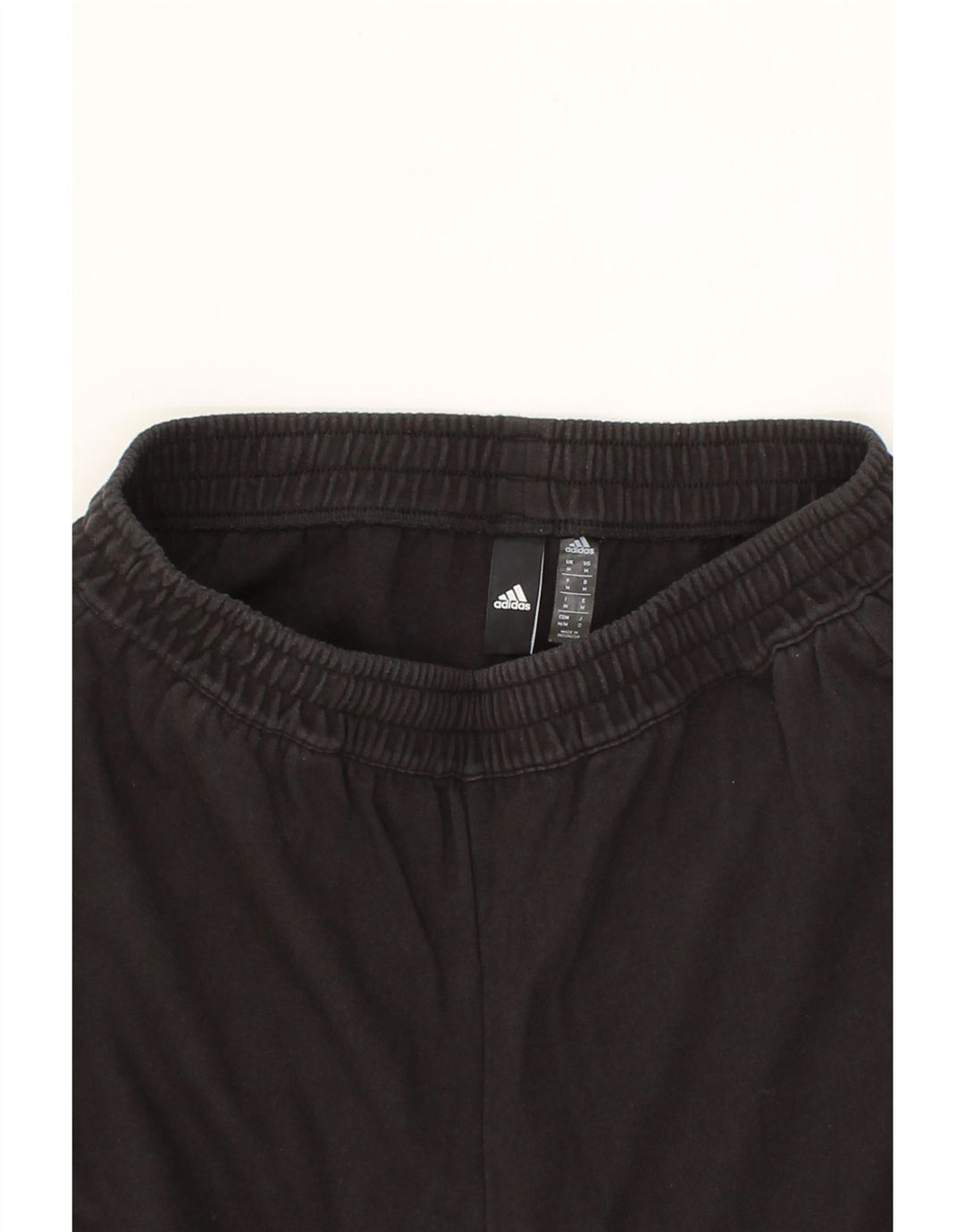 ADIDAS Mens Three Stripes Tracksuit Trousers Joggers Medium  Black Cotton Vintage Adidas and Second-Hand Adidas from Messina Hembry 