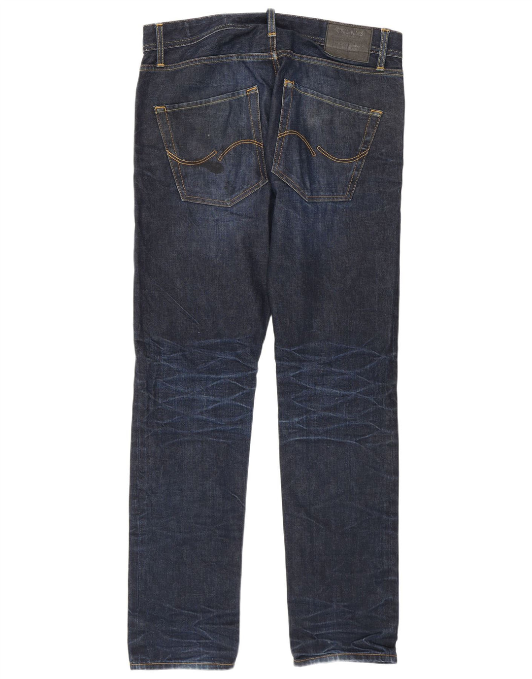 Jack & Jones Herre Tim Slim Jeans W32 L32 Marineblå Bomuld