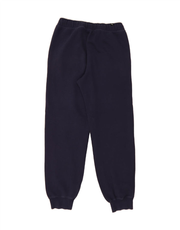 PUMA Mens Graphic Tracksuit Trousers Joggers Medium Navy Blue Vintage Puma and Second-Hand Puma from Messina Hembry 