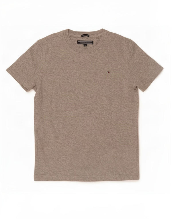 Tommy Hilfiger Boys T-Shirt Top 7-8 Years Grå