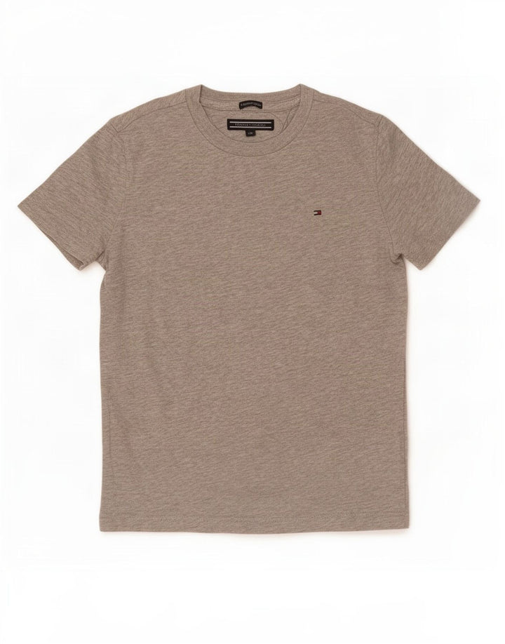 Tommy Hilfiger Boys T-Shirt Top 7-8 Years Grå