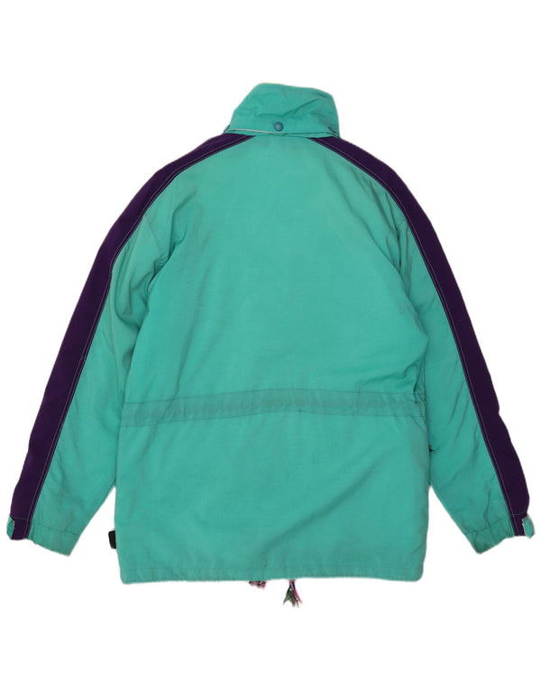 Great Escapes Skijakke med hætte til mænd IT 48 Medium Green Colourblock