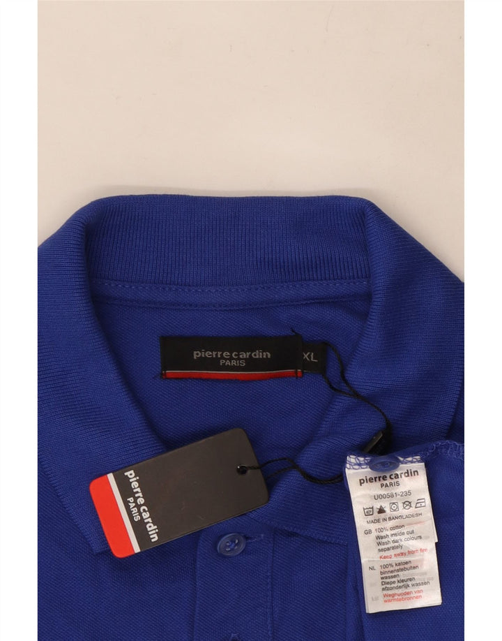 Pierre Cardin herre poloshirt XL blå bomuld