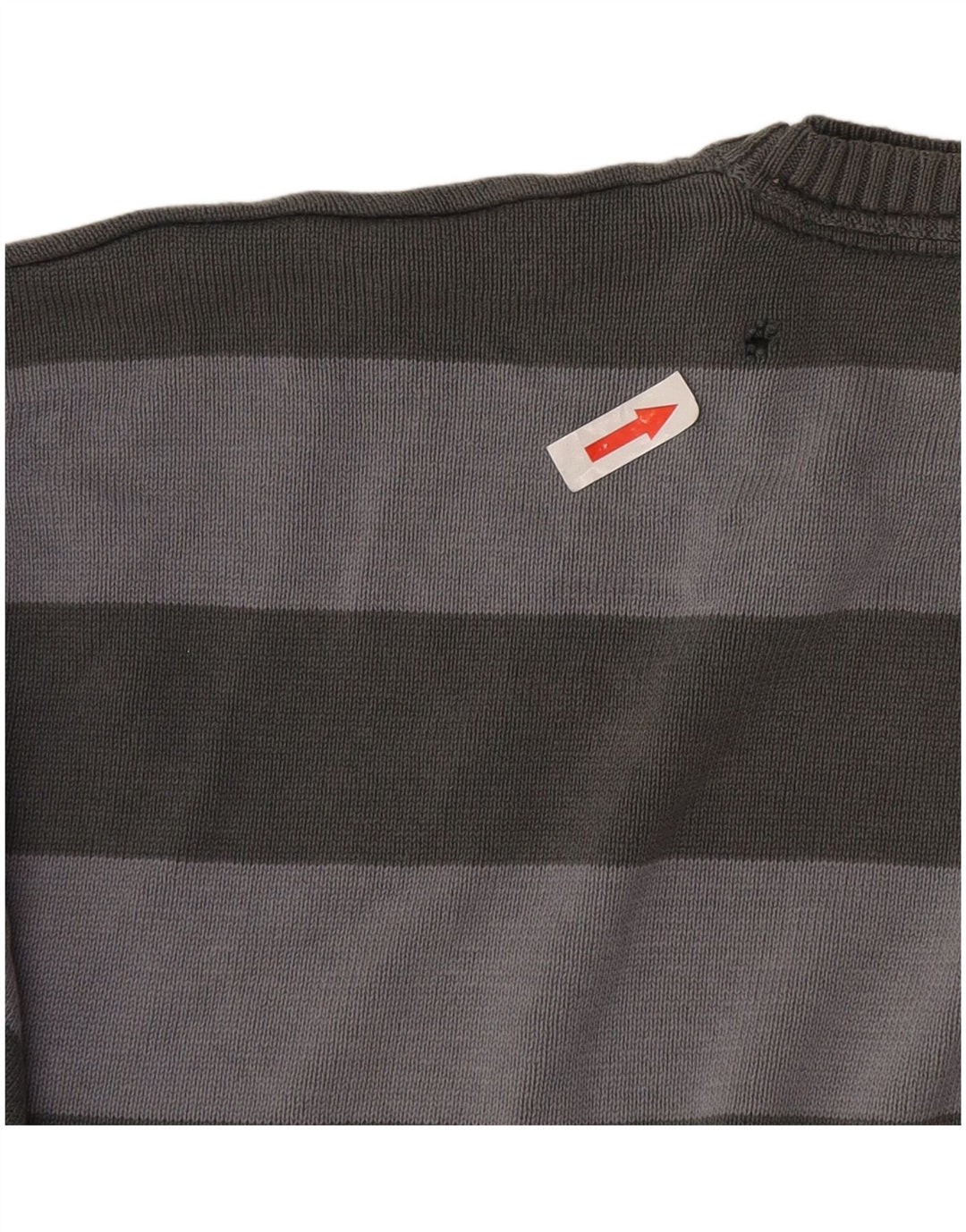 Marks & Spencer Herre Autograph Crew Neck Jumper Sweater 2XL Gråstribet