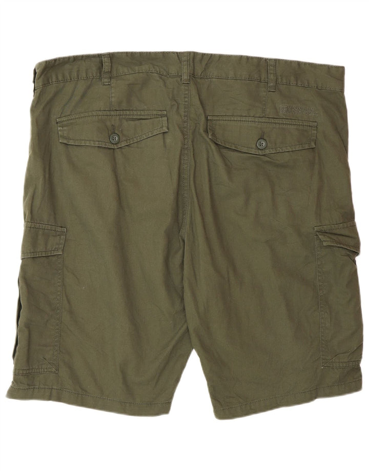 Mountain Warehouse Herre Cargo Shorts W40 XL Grøn Bomuld