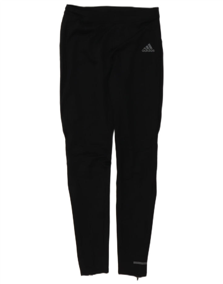 Adidas Aeroready Leggings til kvinder UK 12 Medium Sort Polyester