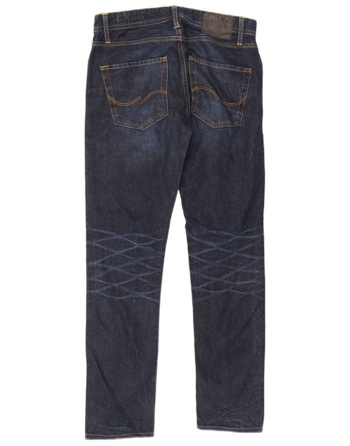 Jack & Jones Herre Tim Slim Jeans W30 L34 Marineblå Bomuld