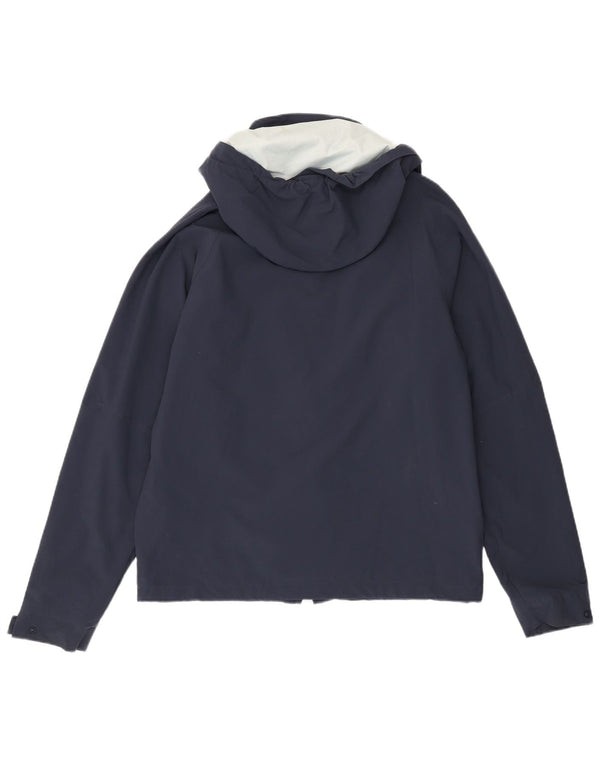 Rohan Mens Hooded Windbreaker Jacket UK 38 Medium Navy Blue Polyamide