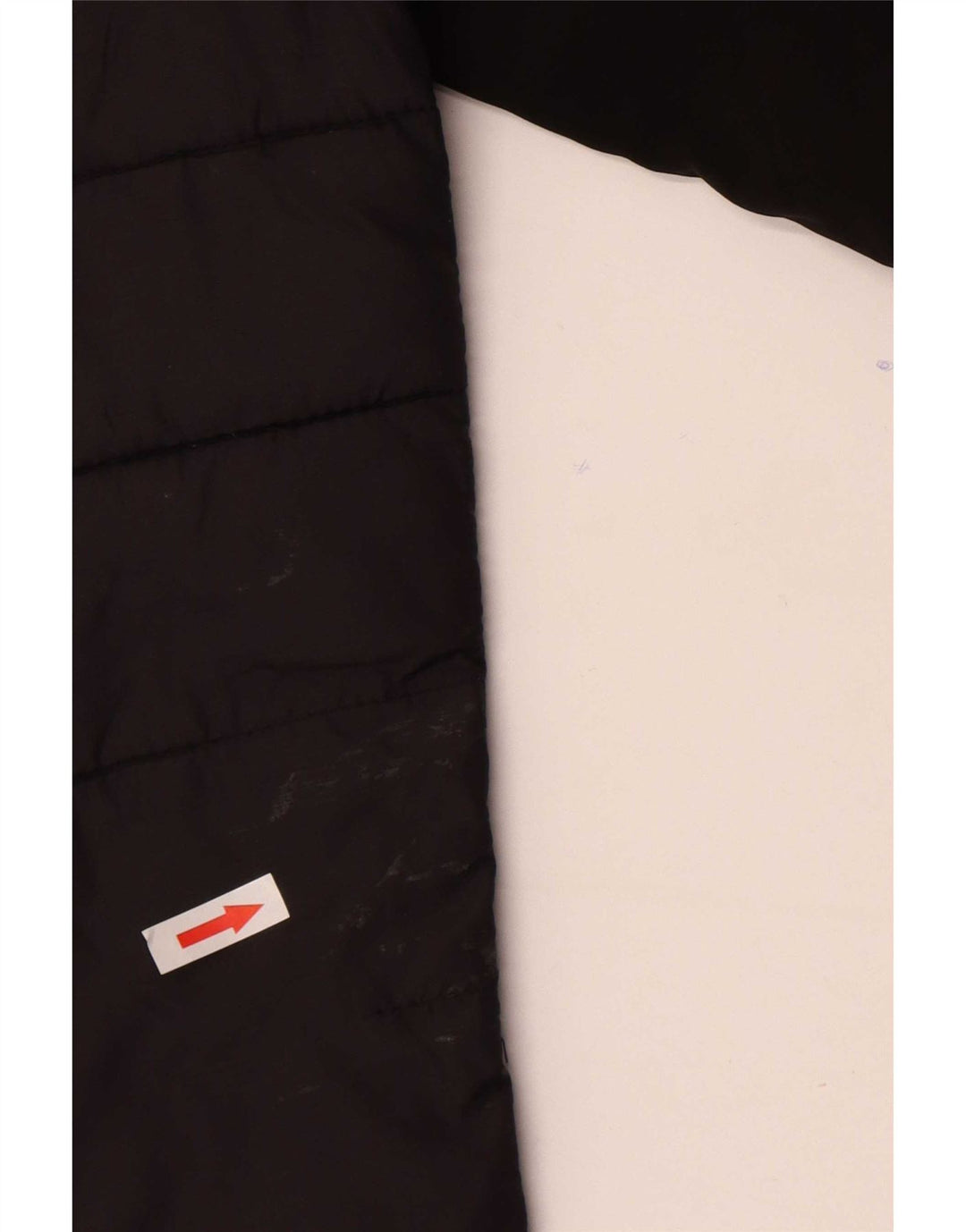 Ellesse Herre hættepolstret jakke UK 36 Lille sort nylon