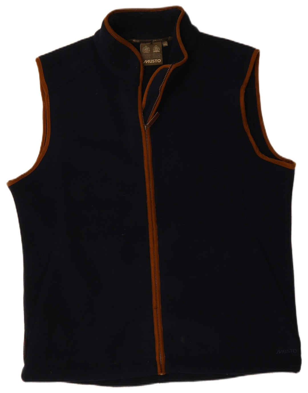 Musto Herre Fleece Gilet UK 44 2XL Navy Blue Polyester