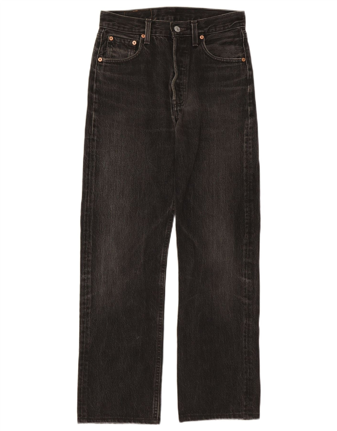 Levi's lige jeans til kvinder W28 L28 sort bomuld