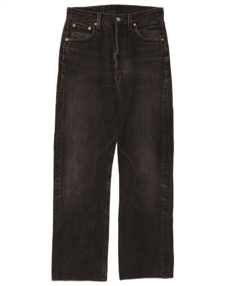 Levi's lige jeans til kvinder W28 L28 sort bomuld