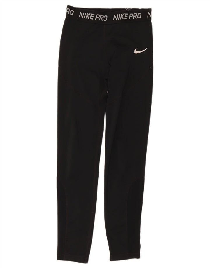 Nike Drenge Grafik Leggings 9-10 År Sort Polyester