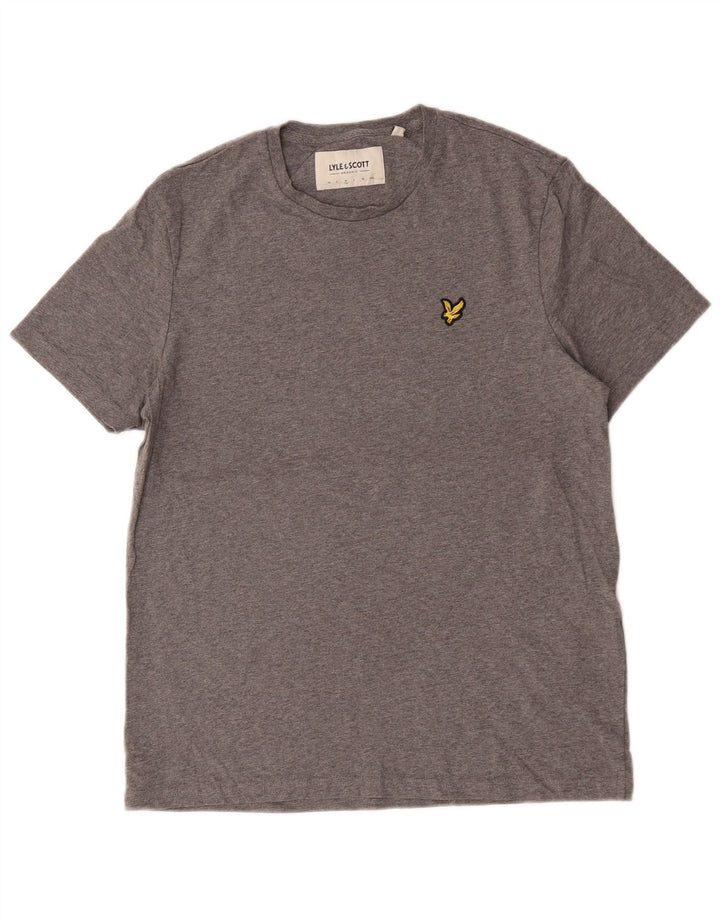 Lyle & Scott Herre T-shirt Top mellemgrå bomuld