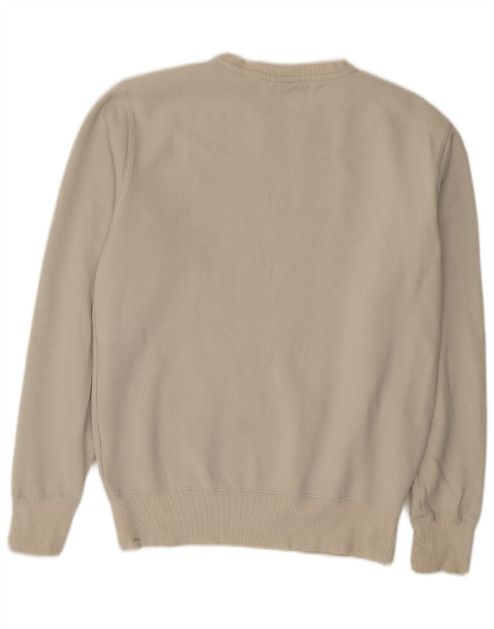 Ellesse Herre Grafisk Sweatshirt Jumper Lille Hvid Bomuld