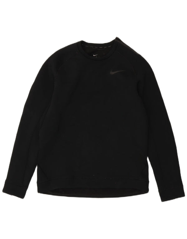 Nike Herre Therma-Fit Sweatshirt Jumper Large Sort Polyester