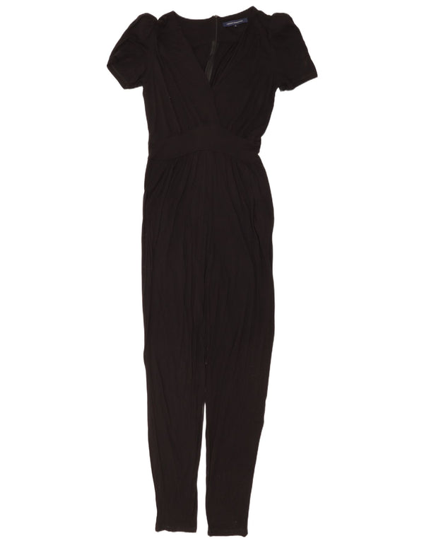 French Connection Womens Jumpsuit UK 12 Medium Black Viscose