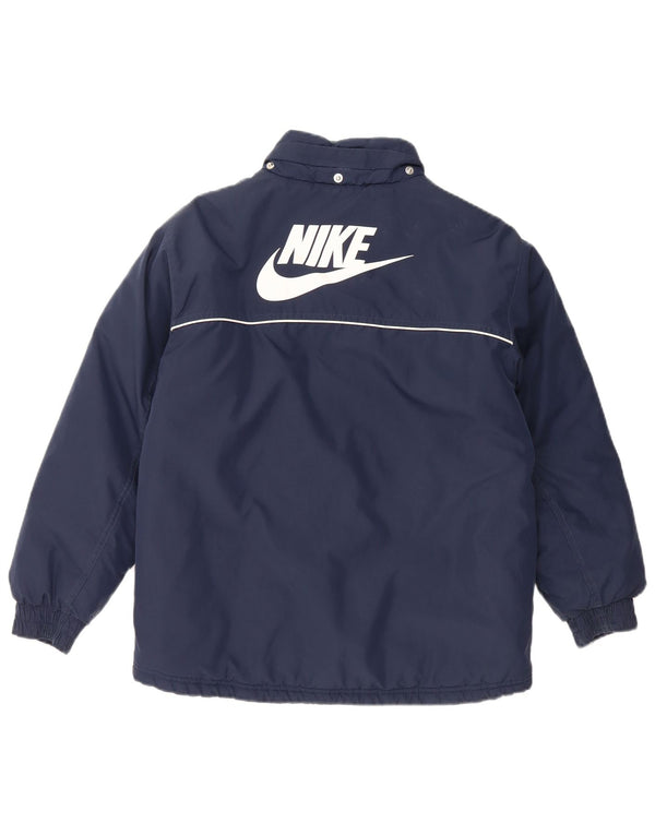 NIKE Grafisk vindjakke til drenge 10-11 år Medium Navyblå
