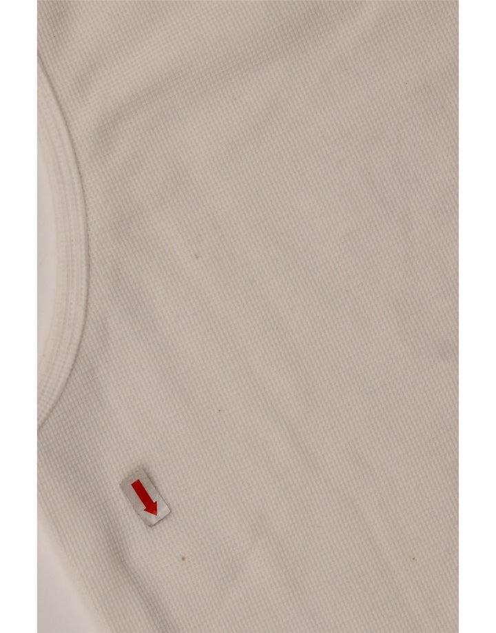 CHAMPION Pigevest Top 13-14 År XL Hvid Bomuld