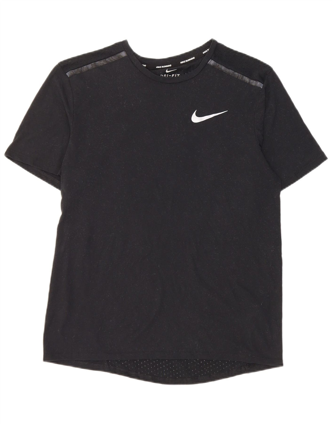 Nike Running T-Shirt Top Lille sort polyester