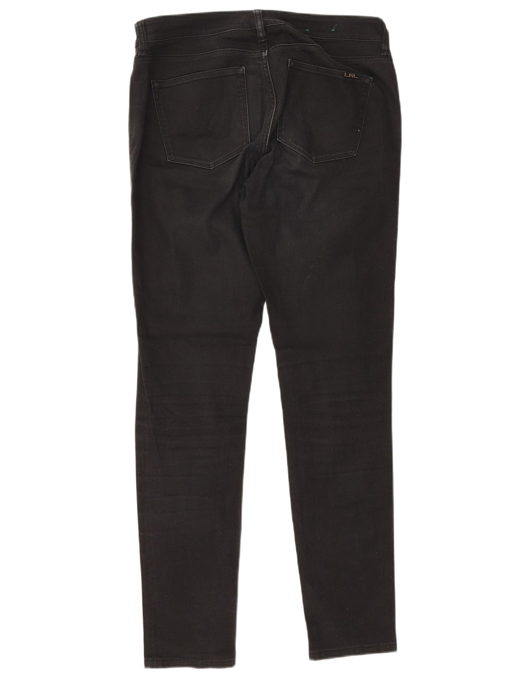 Ralph Lauren Dame Slim Jeans US 8 Medium W33 L31 Sort Bomuld