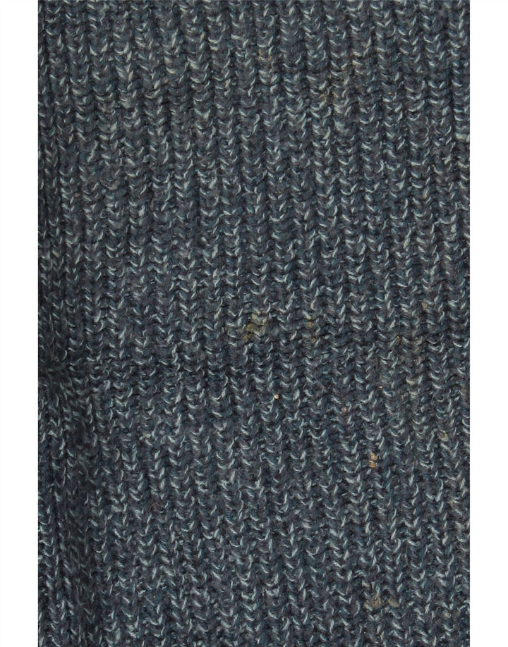 Marks & Spencer Herre Crew Neck Jumper Sweater 2XL Blå Flecked Acryl