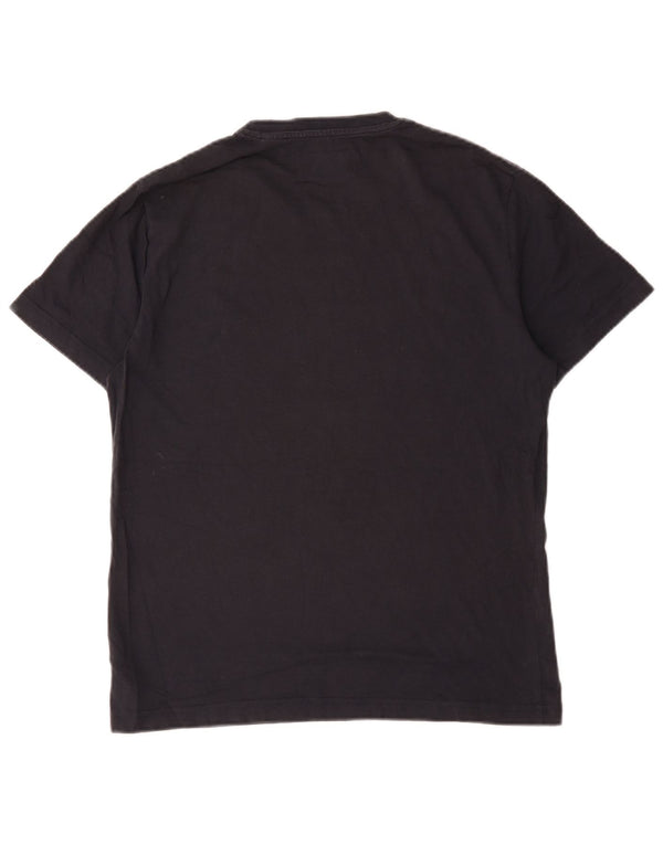 Penguin Herre T-Shirt Top Medium Marineblå Bomuld