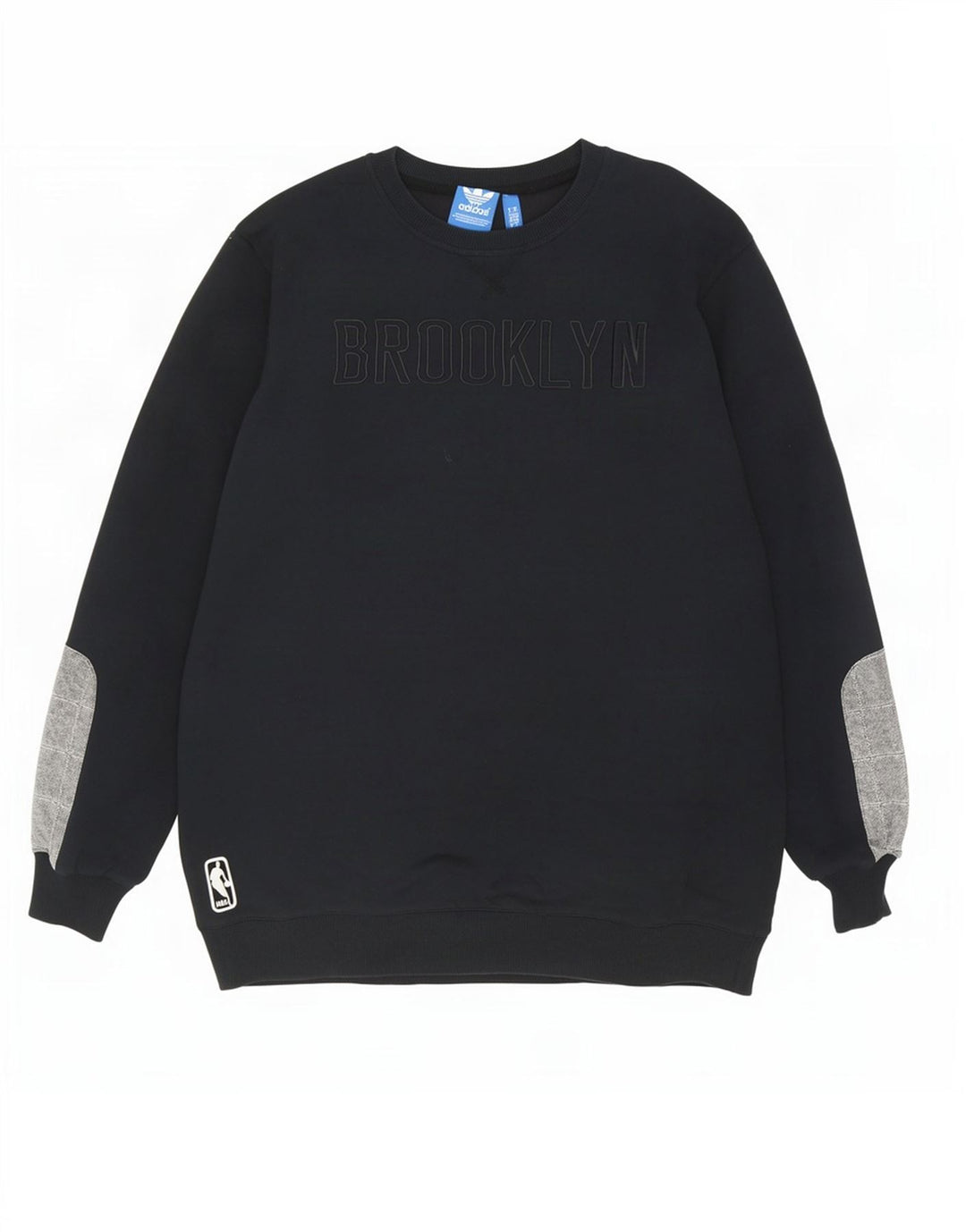 Adidas Grafisk Sweatshirt-trøje til mænd Stor Sort Colourblock Bomuld