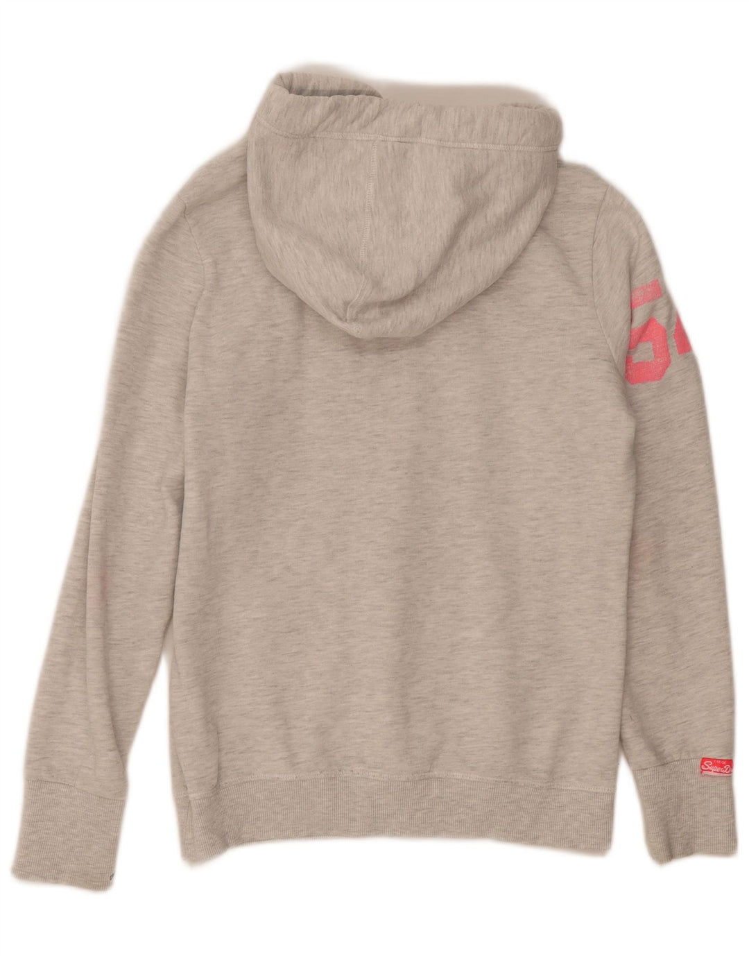 Superdry Grafisk hættetrøje til mænd mellemgrå bomuld