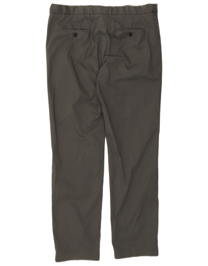 Marks & Spencer Herre Regular Fit Chinobukser W38 L32 Grøn bomuld