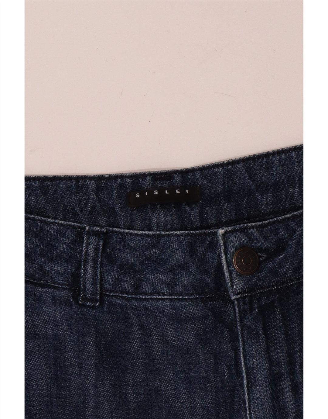 Sisley Dame Straight Jeans W30 L30 Blå