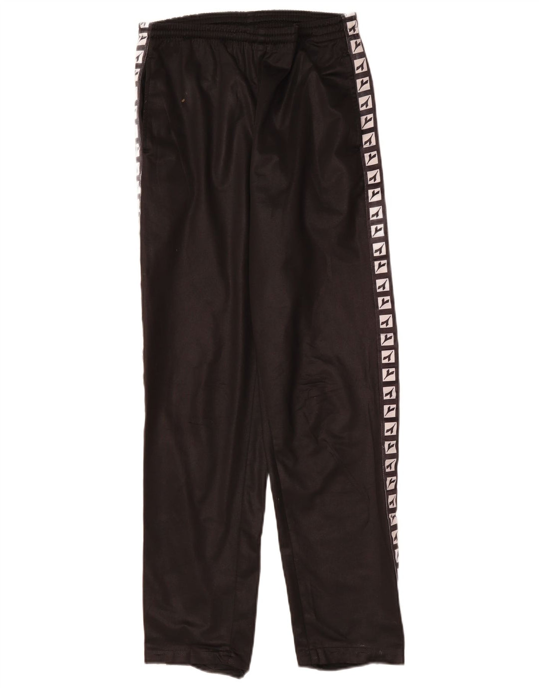 DIADORA Dame Oversized grafisk hel træningsdragt UK 10 Small Black