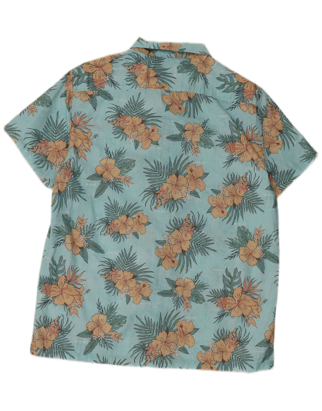 Animal Herre kortærmet skjorte Medium Blue Floral