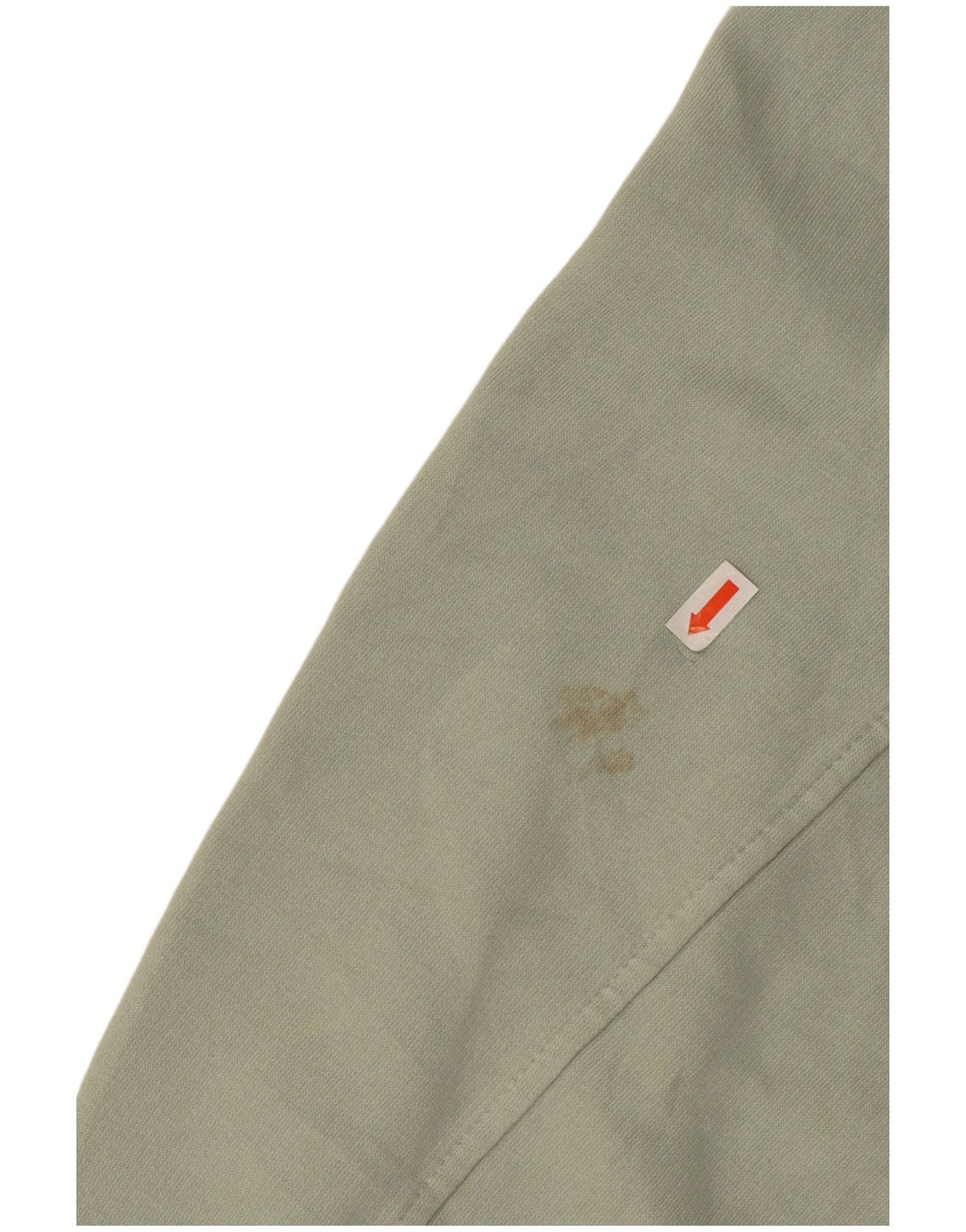 ZARA 3/4-ærmet sweatshirttrøje til kvinder DK 14 mellemgrøn bomuld