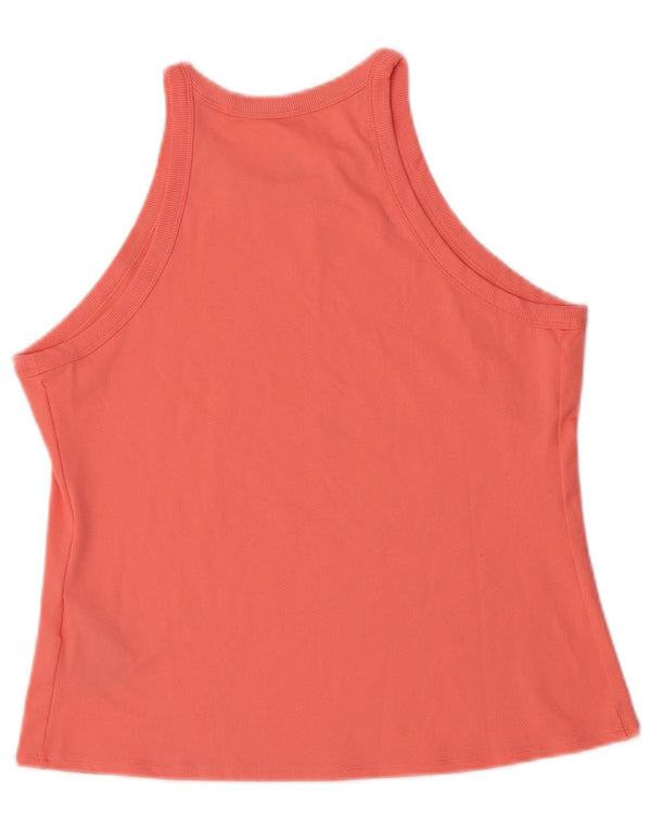 Nike Dame Dri Fit Vest Top UK 14 Large Pink Polyester