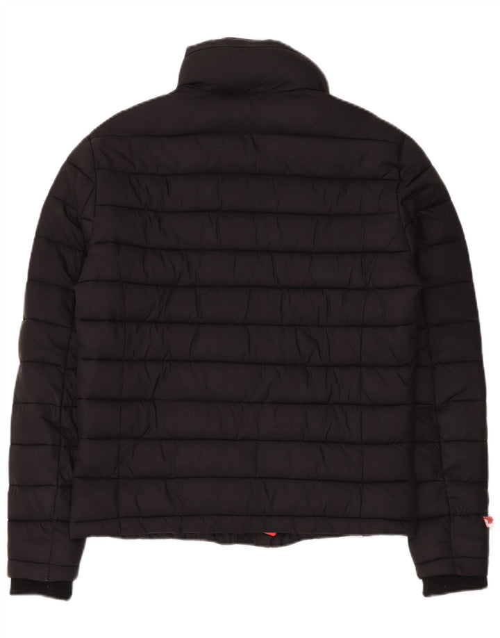 Superdry polstret herrejakke UK 36 Lille sort nylon