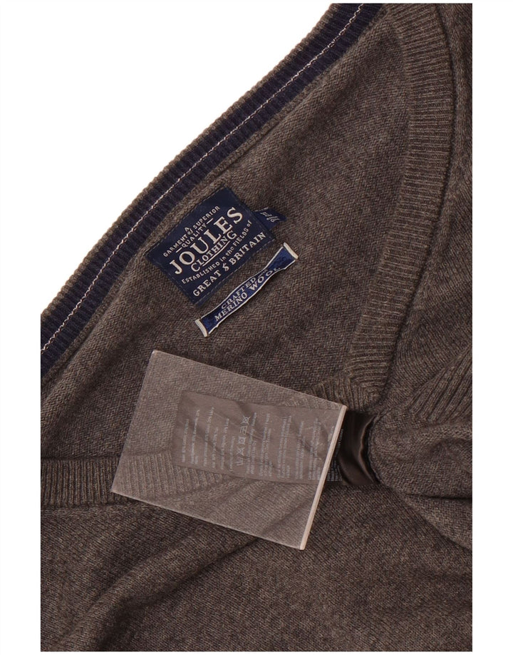 Joules Herre V-hals sweater XL Grå Bomuld