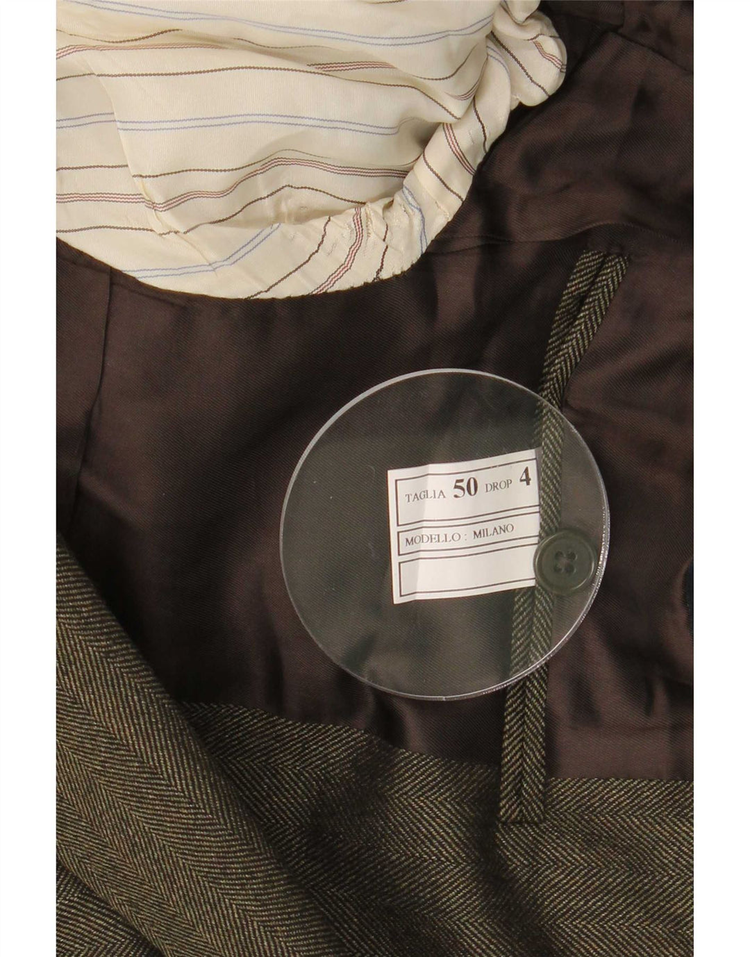 Aquarama Mens 3 Button Blazer Jacket IT 50 Large Green Virgin Wool