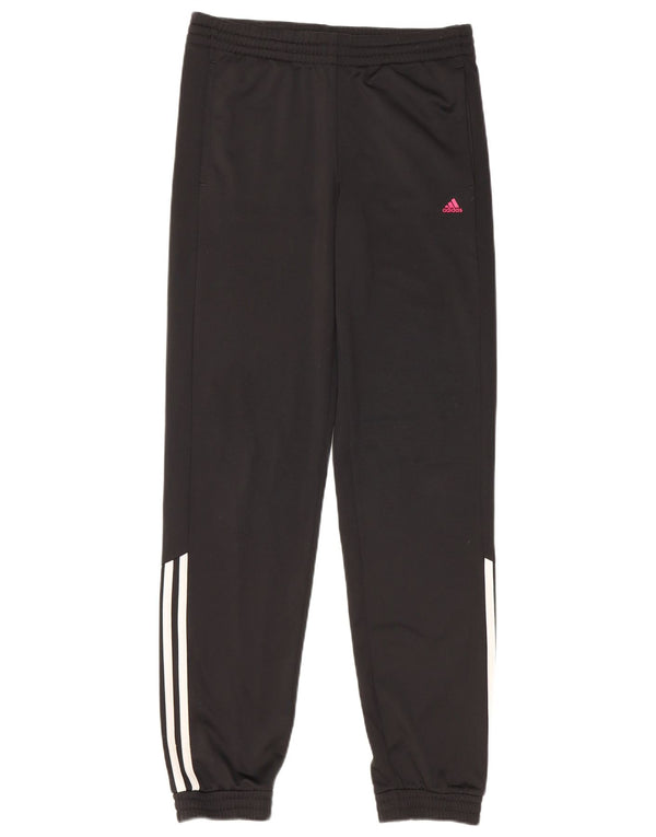 Adidas Pige Træningsdragt Bukser Joggers 14-15 År Sort Polyester