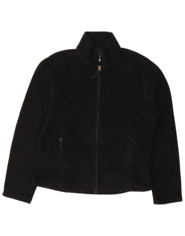 L.L.Bean Fleecejakke til kvinder UK 14 Medium Sort Polyester
