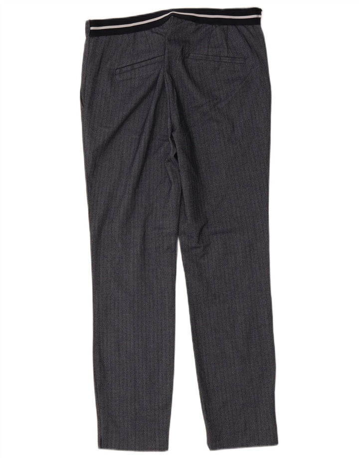 Zara Dame Slim Suit Bukser Medium W28 L27 Marineblå sildeben